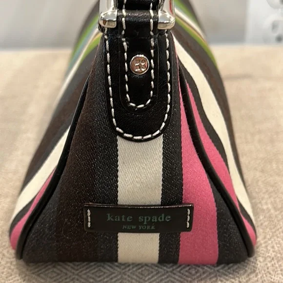 Kate Spade Striped Handbag Vintage - Picture 4 of 10